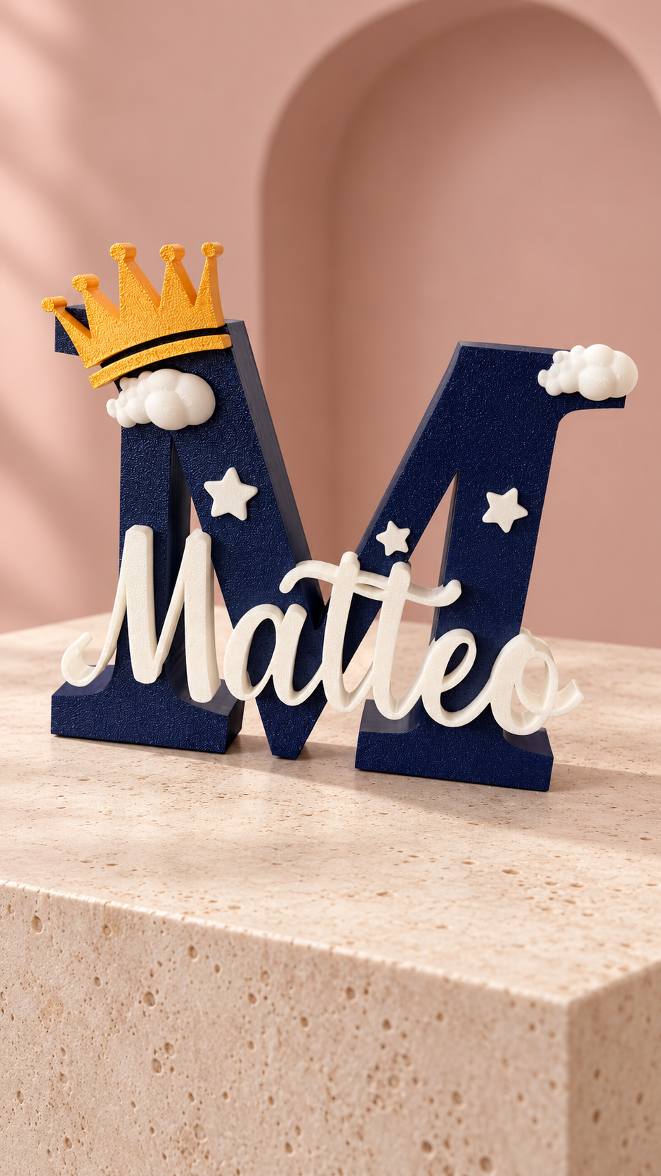 Little Prince-Inspired Personalised Initial & Name