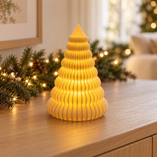 Ribbed LED Christmas Tree